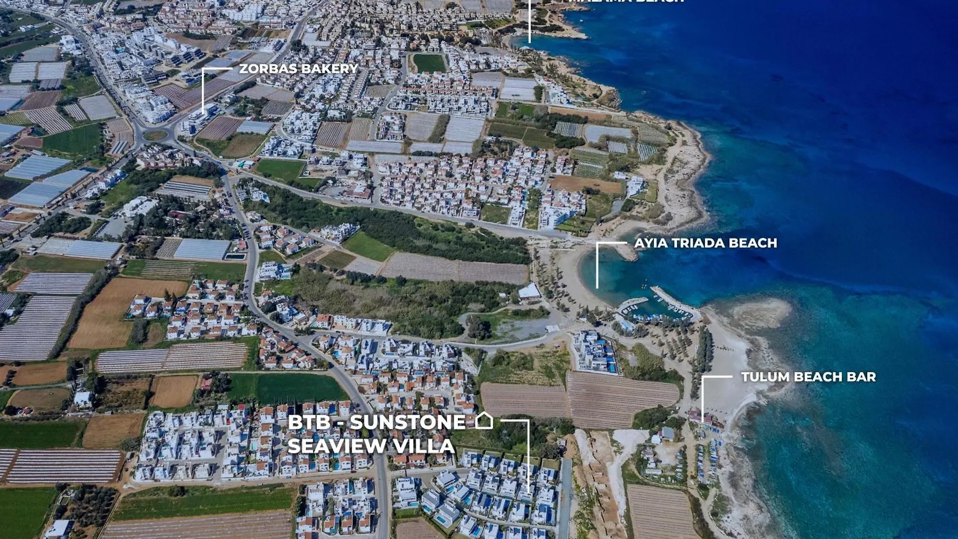 By The Beach - Sunstone Seaview Villa Protaras